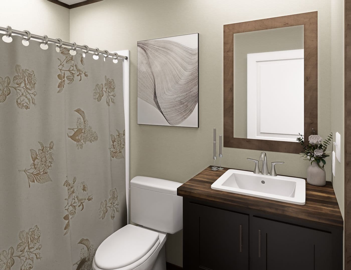 The TUSCANY Exterior. This Manufactured Mobile Home features 2 bedrooms and 2 baths.