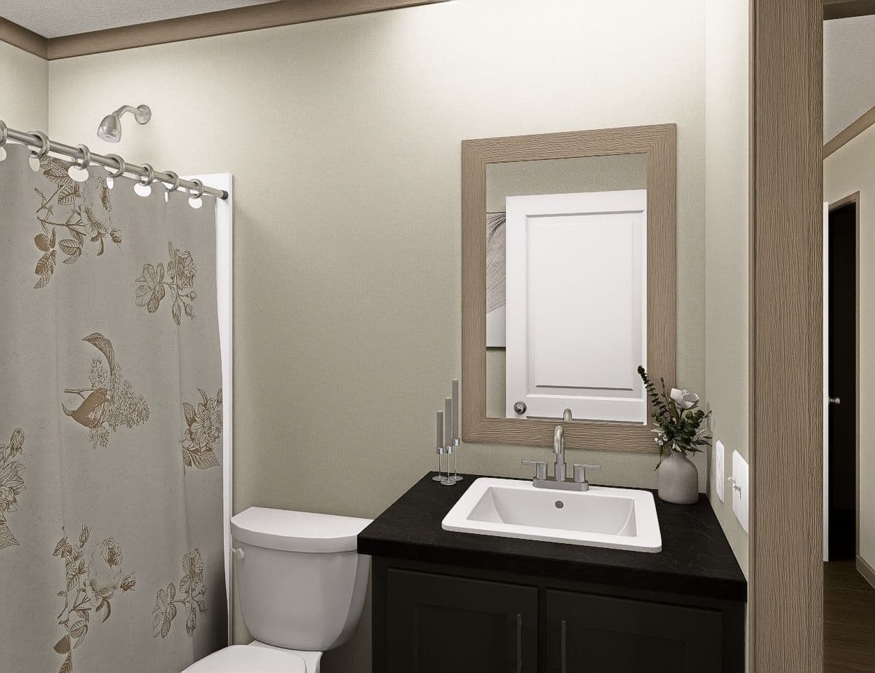 The SYDNEY Exterior. This Manufactured Mobile Home features 3 bedrooms and 2 baths.