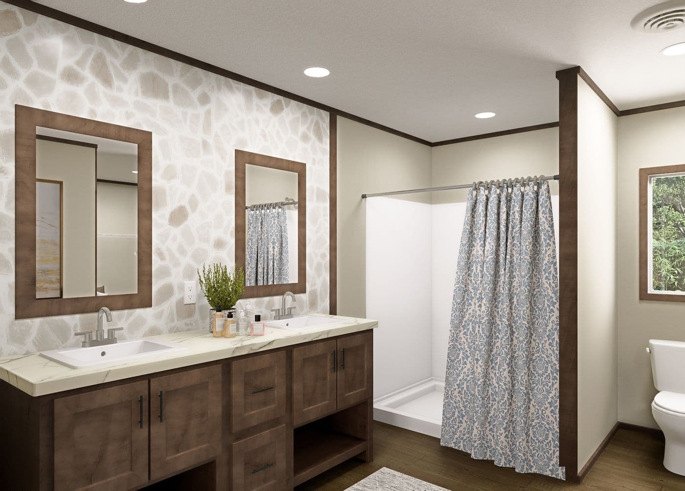 The CROCKETT Exterior. This Manufactured Mobile Home features 3 bedrooms and 2 baths.