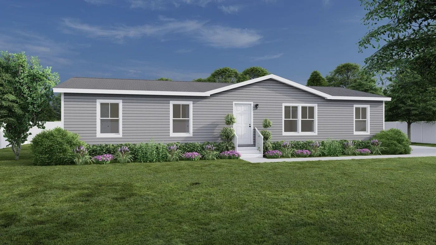 The LEGEND 78 MOD Exterior. This Modular Home features 3 bedrooms and 2 baths.
