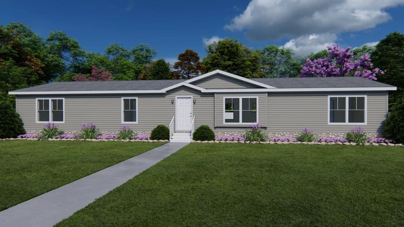 The LEGEND 17-1 Exterior. This Manufactured Mobile Home features 3 bedrooms and 2 baths.