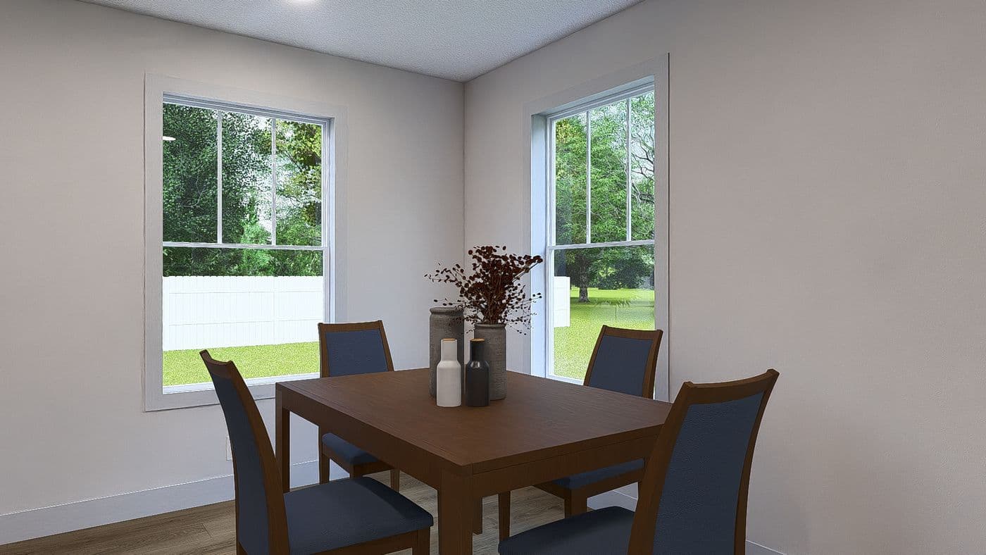The RISING SUN Exterior. This Manufactured Mobile Home features 2 bedrooms and 2 baths.