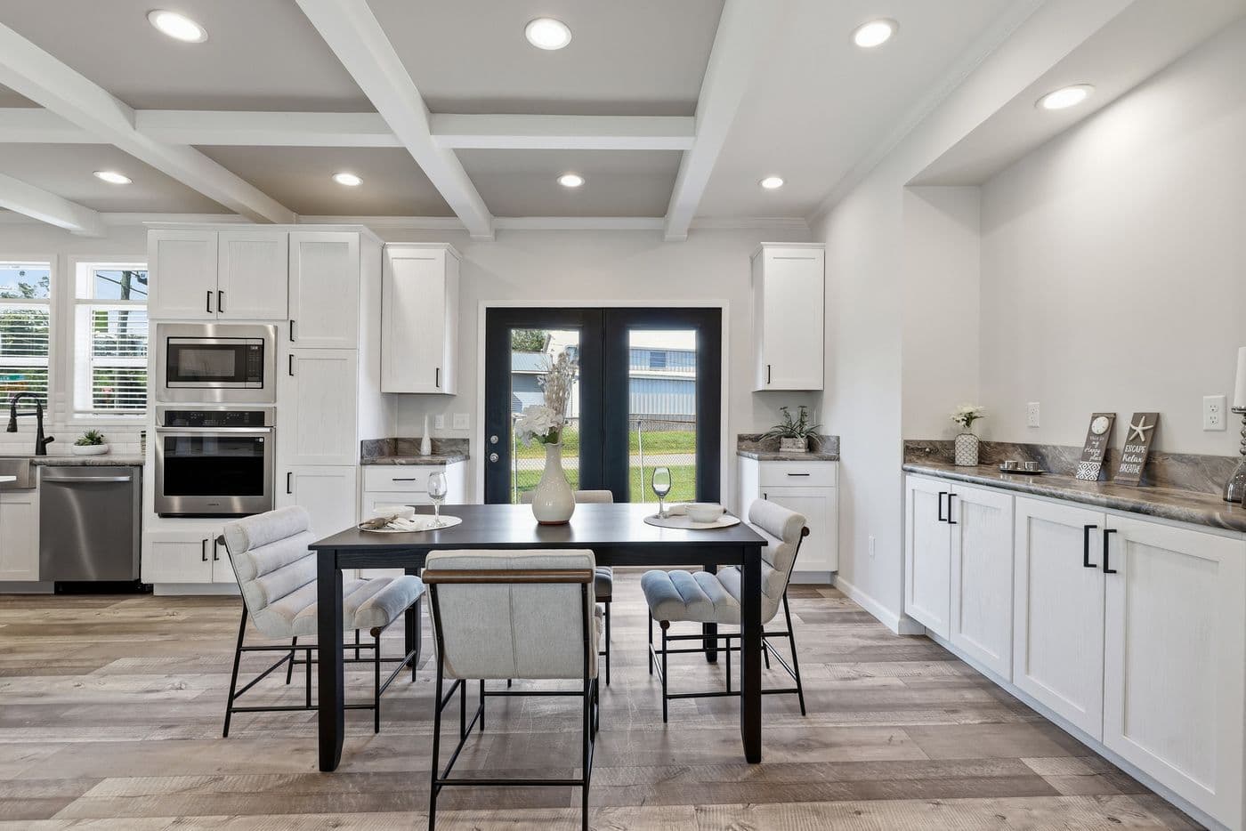 The SUPER 68 ELITE Exterior. This Manufactured Mobile Home features 3 bedrooms and 2 baths.