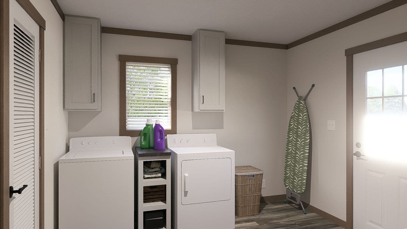 The NELLIE ELITE Exterior. This Manufactured Mobile Home features 4 bedrooms and 2 baths.