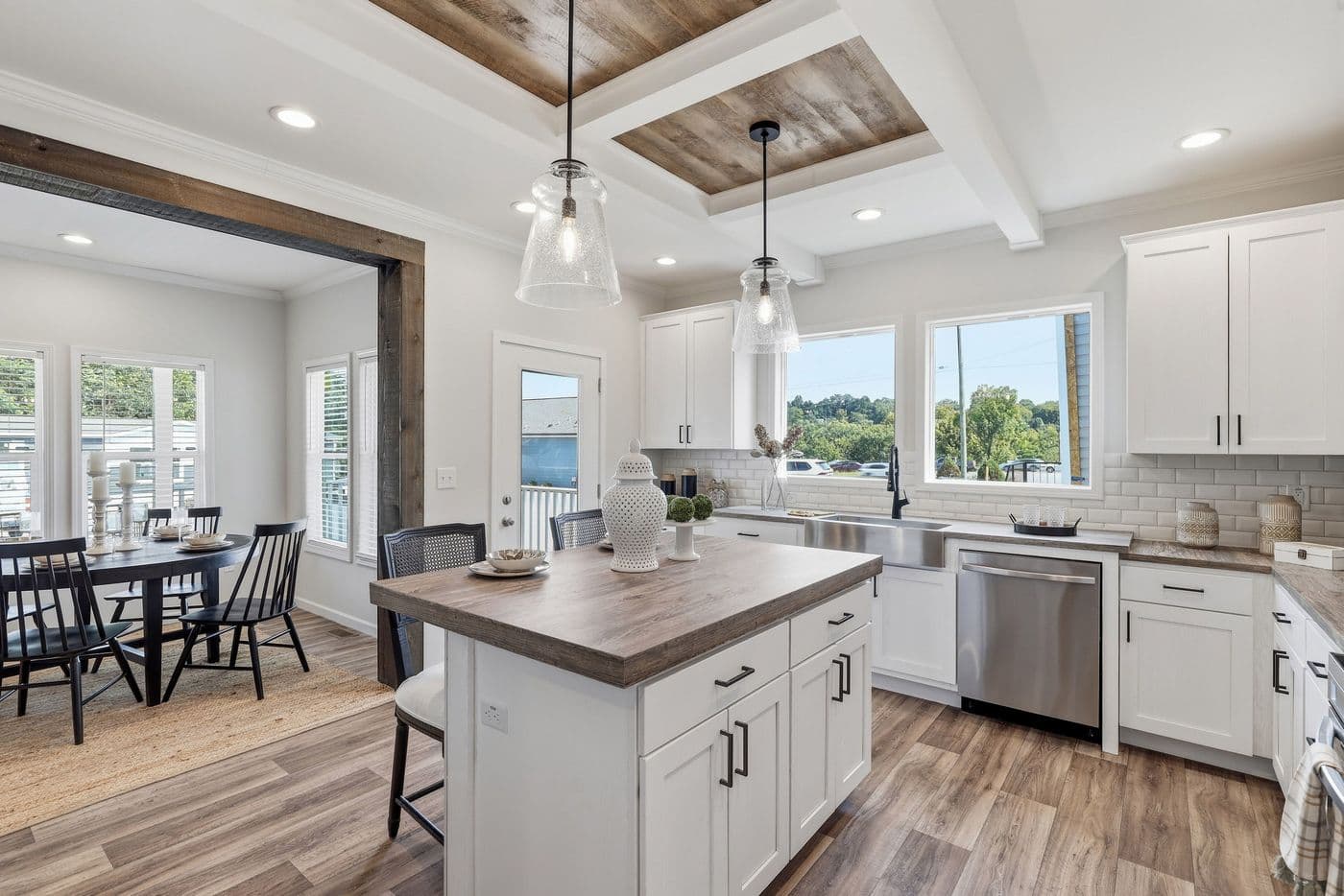 The SOUTHERN CHARM Exterior. This Manufactured Mobile Home features 3 bedrooms and 2 baths.