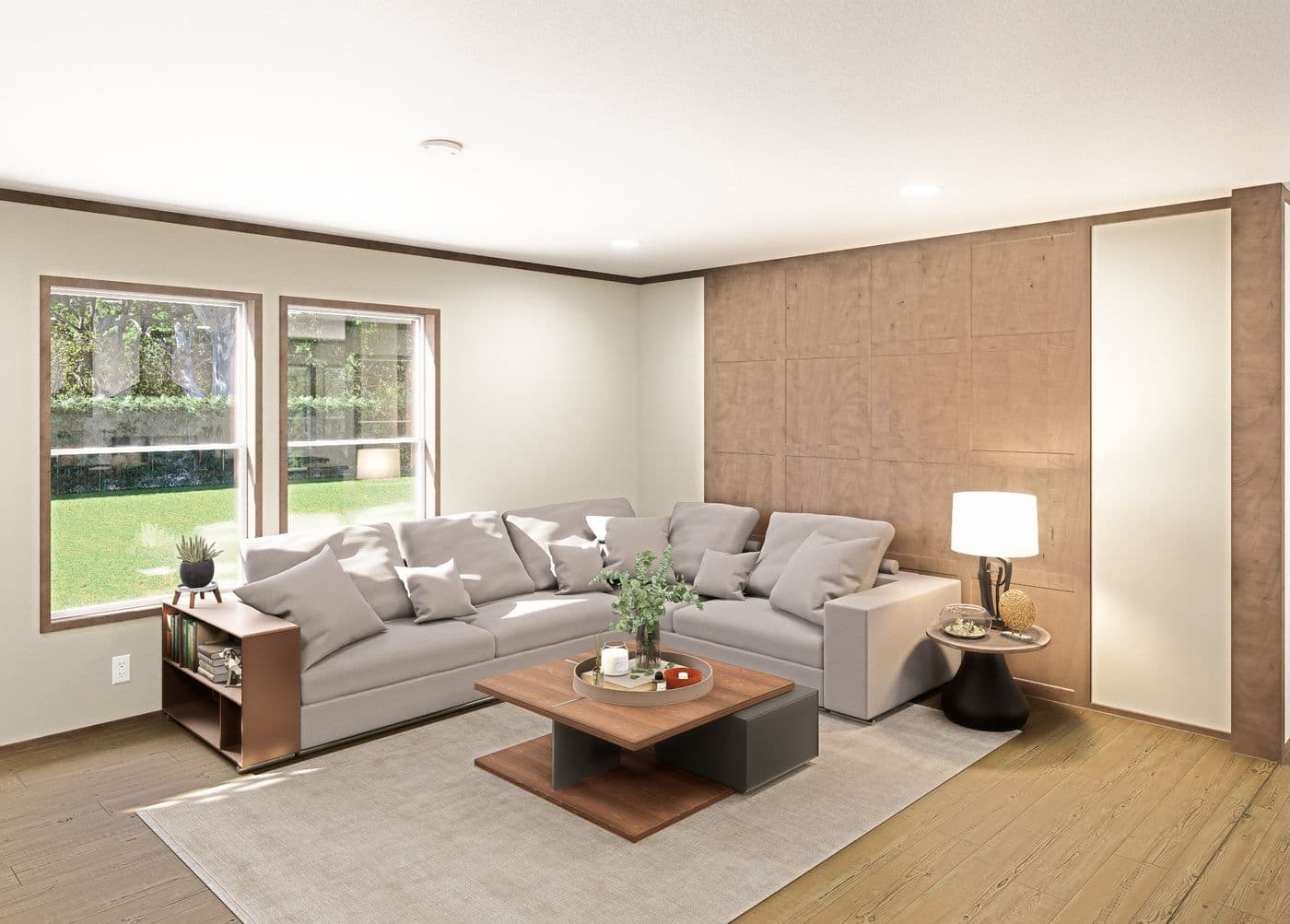 The SEVIER Exterior. This Manufactured Mobile Home features 4 bedrooms and 3 baths.