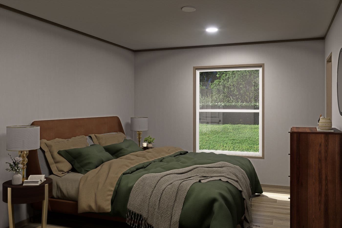 The TIDE Exterior. This Manufactured Mobile Home features 2 bedrooms and 2 baths.