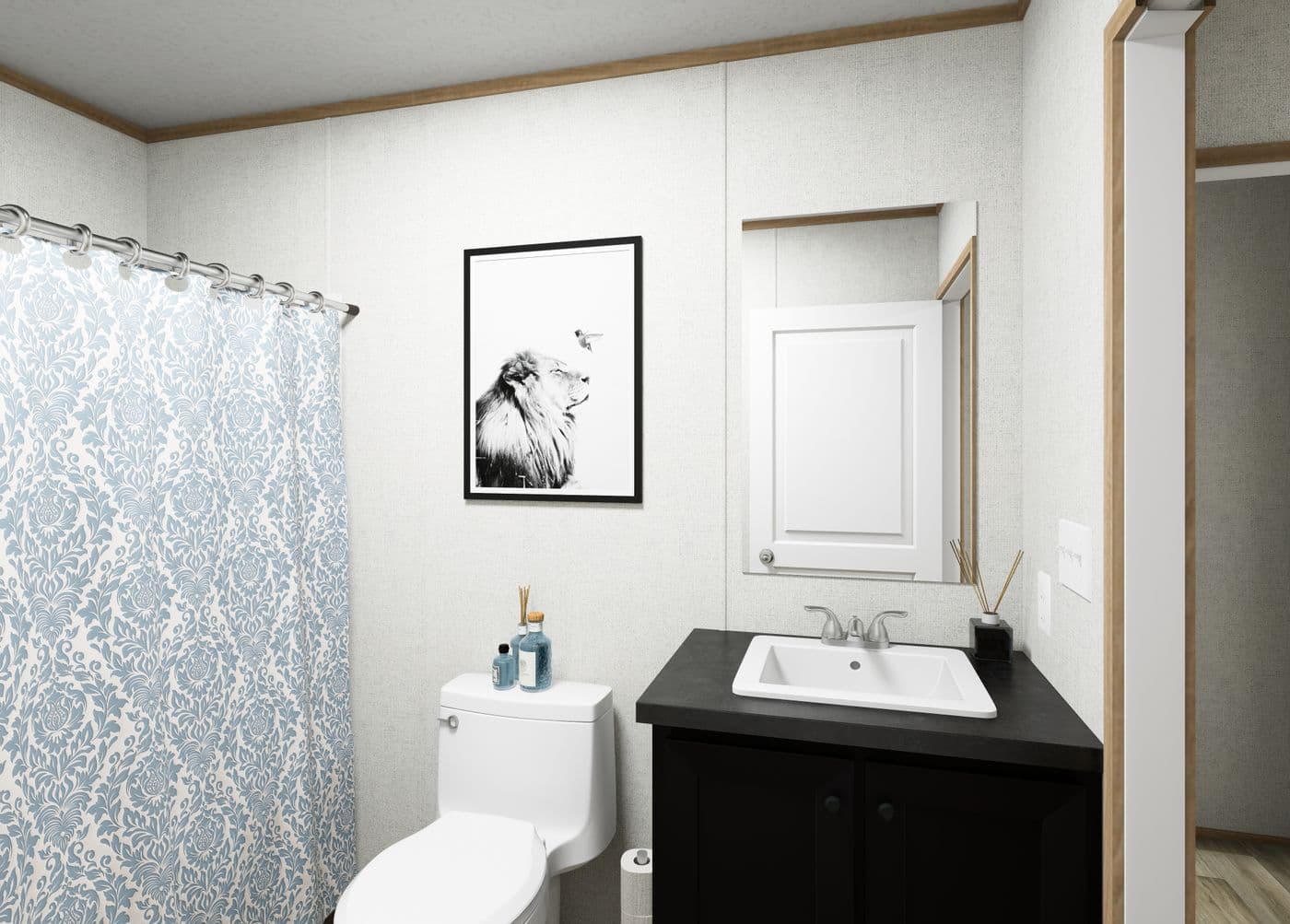 The ASPIRE Exterior. This Manufactured Mobile Home features 3 bedrooms and 2 baths.