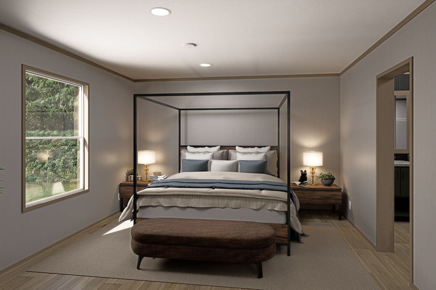 The SNOWCAP Exterior. This Manufactured Mobile Home features 4 bedrooms and 3 baths.