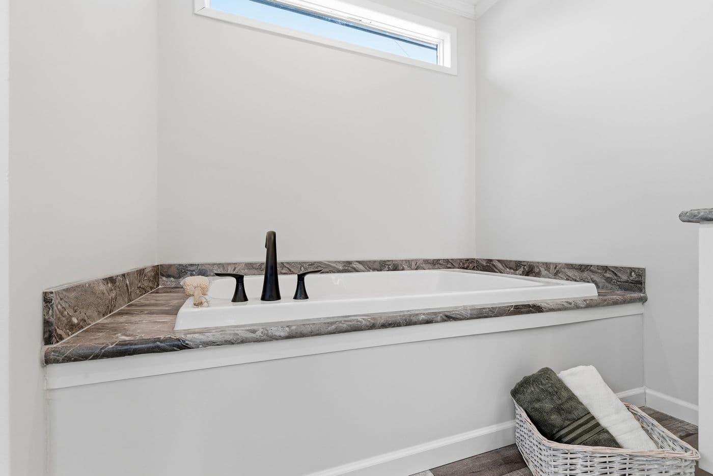 The SUPER 68 ELITE Exterior. This Manufactured Mobile Home features 3 bedrooms and 2 baths.