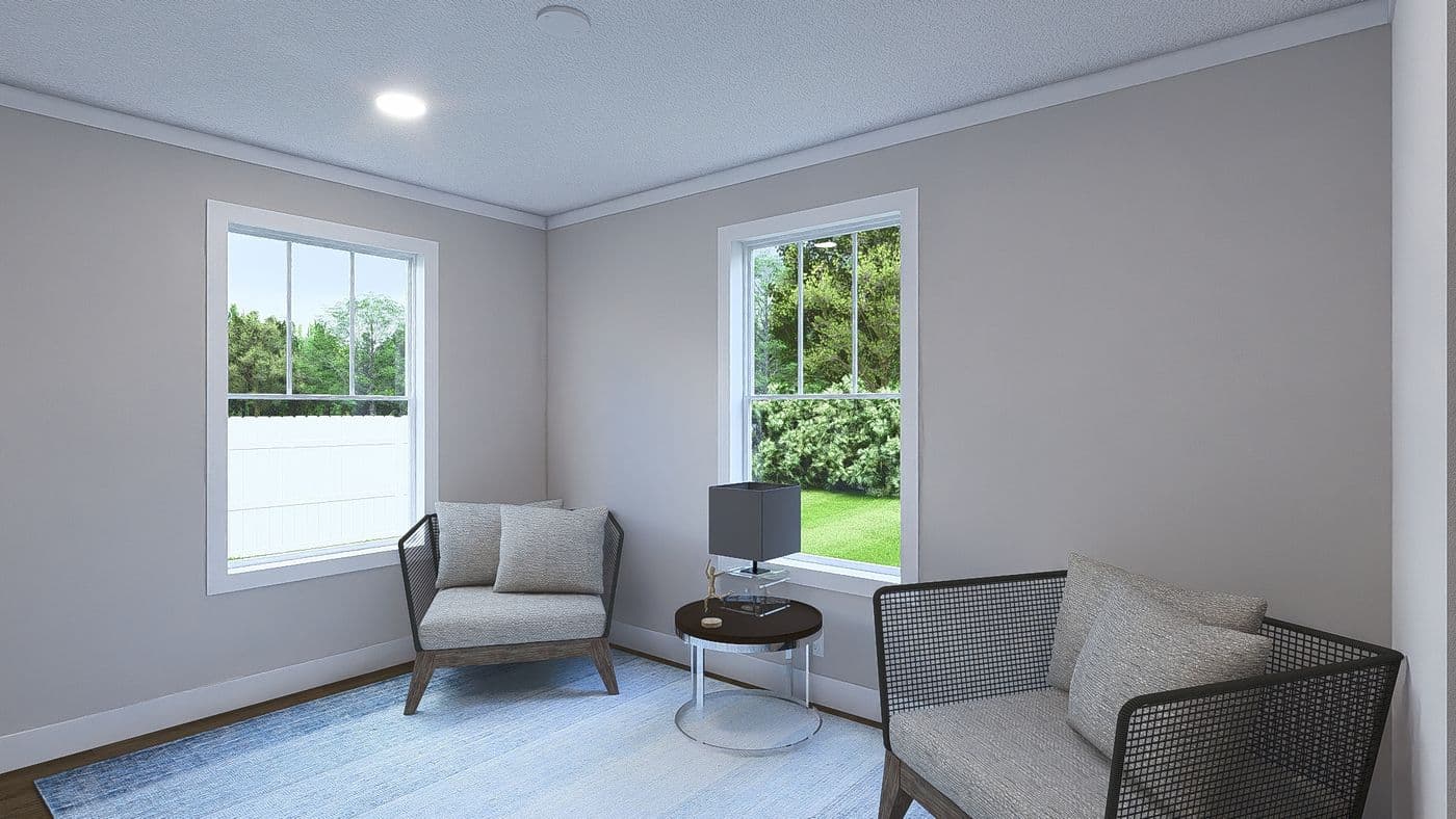 The UNDER PRESSURE Exterior. This Manufactured Mobile Home features 3 bedrooms and 2 baths.