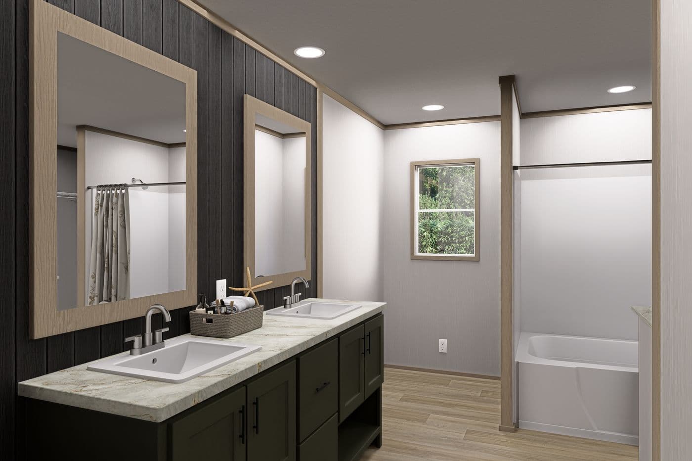 The SNOWCAP Exterior. This Manufactured Mobile Home features 4 bedrooms and 3 baths.