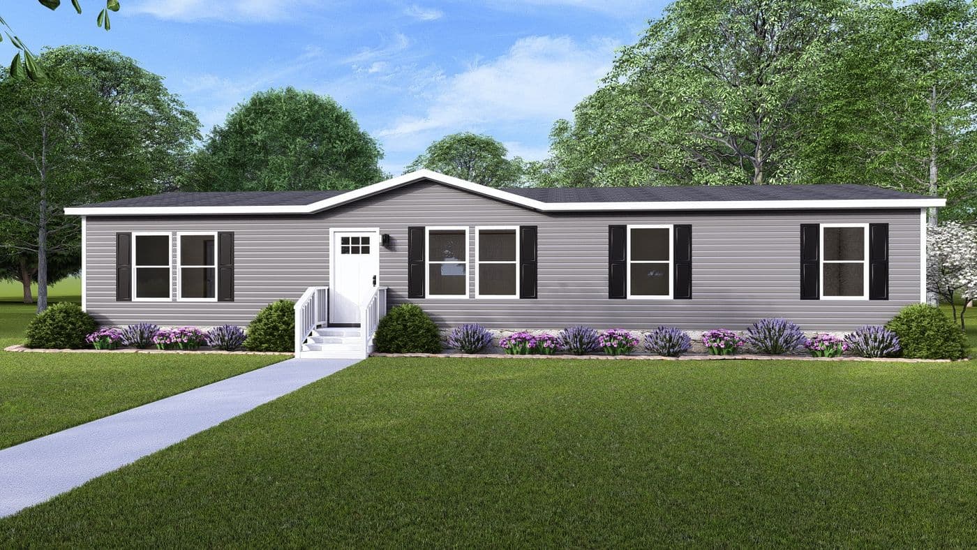 The FIJI Exterior. This Manufactured Mobile Home features 3 bedrooms and 2 baths.
