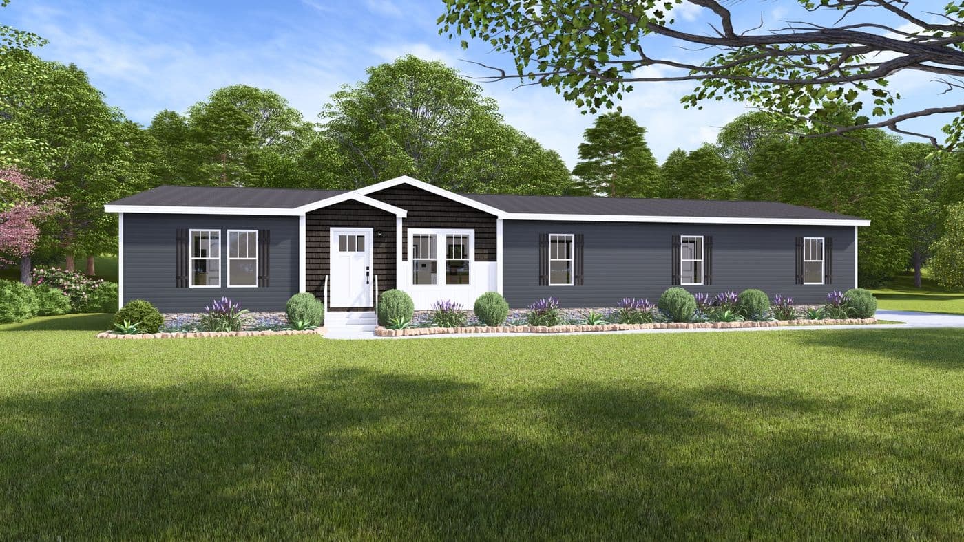 The BOUJEE XL 2 Exterior. This Manufactured Mobile Home features 4 bedrooms and 3 baths.
