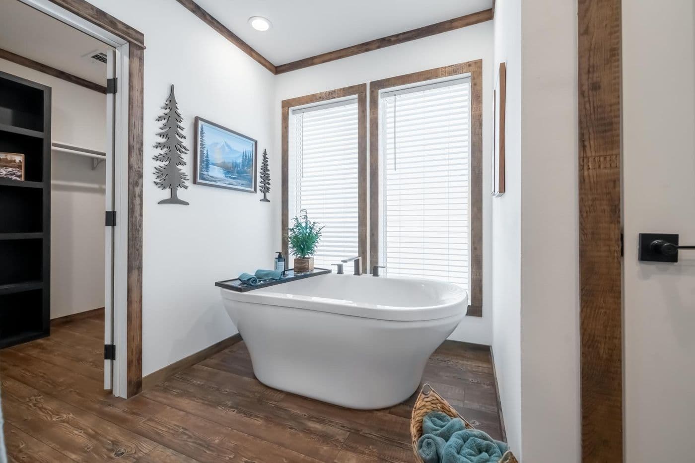 The THE MAGNOLIA Exterior. This Manufactured Mobile Home features 4 bedrooms and 3 baths.