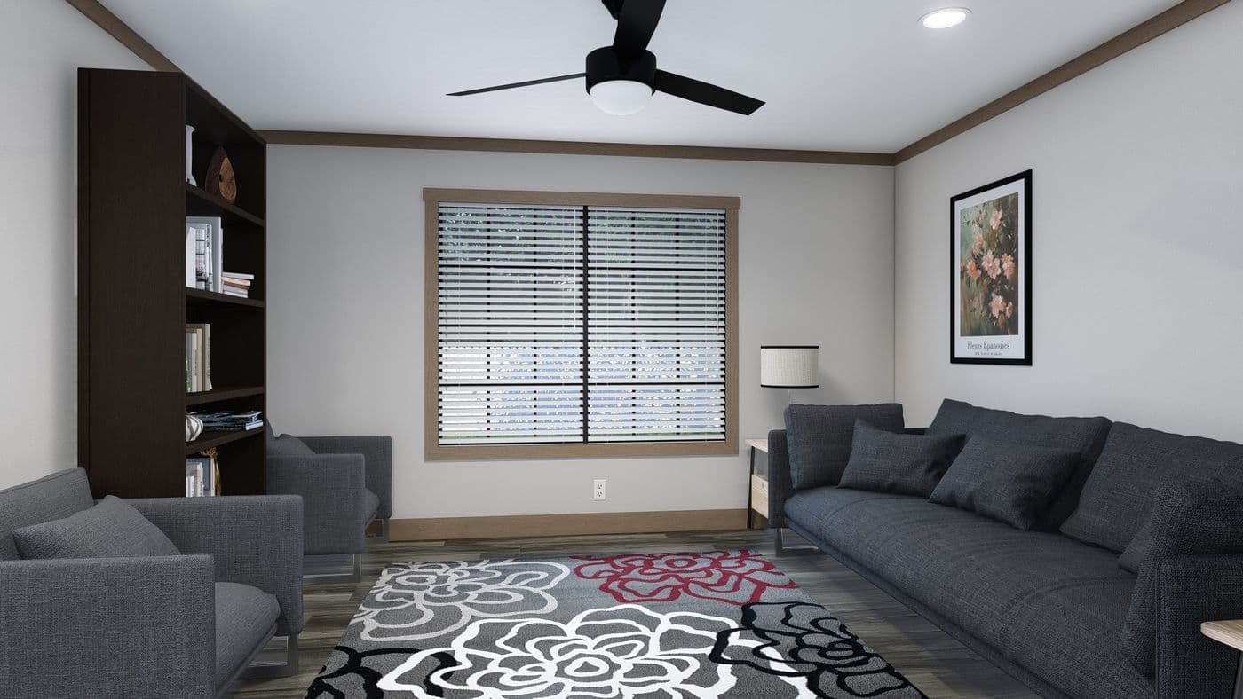 The THE LORALEI Exterior. This Manufactured Mobile Home features 3 bedrooms and 2 baths.