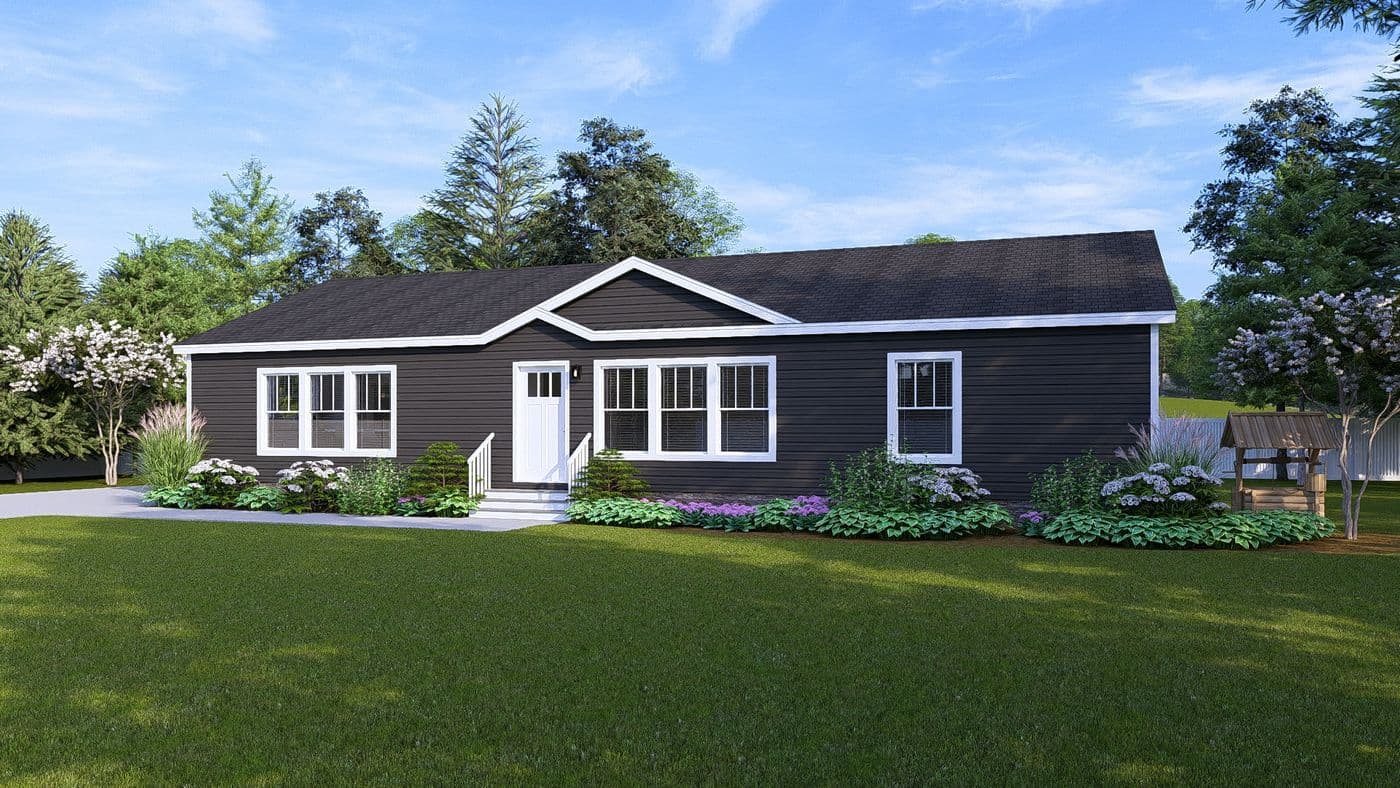 The PIONEER ST 6030-MS064 SECT Exterior. This Manufactured Mobile Home features 3 bedrooms and 2 baths.