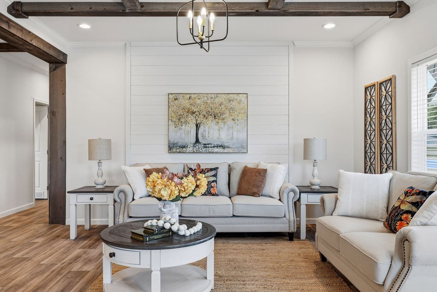The SOUTHERN CHARM Exterior. This Manufactured Mobile Home features 3 bedrooms and 2 baths.