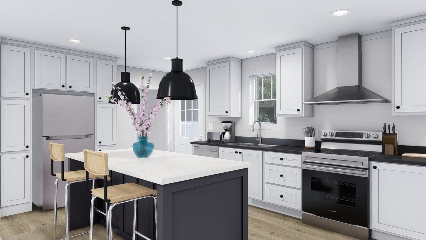 The MY GIRL Exterior. This Manufactured Mobile Home features 3 bedrooms and 2 baths.