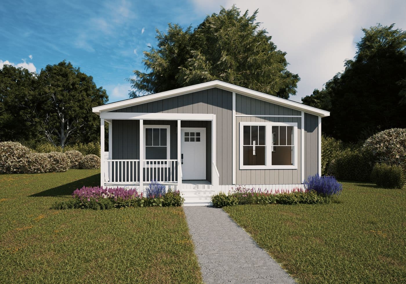 The CHORD Exterior. This Manufactured Mobile Home features 3 bedrooms and 2 baths.