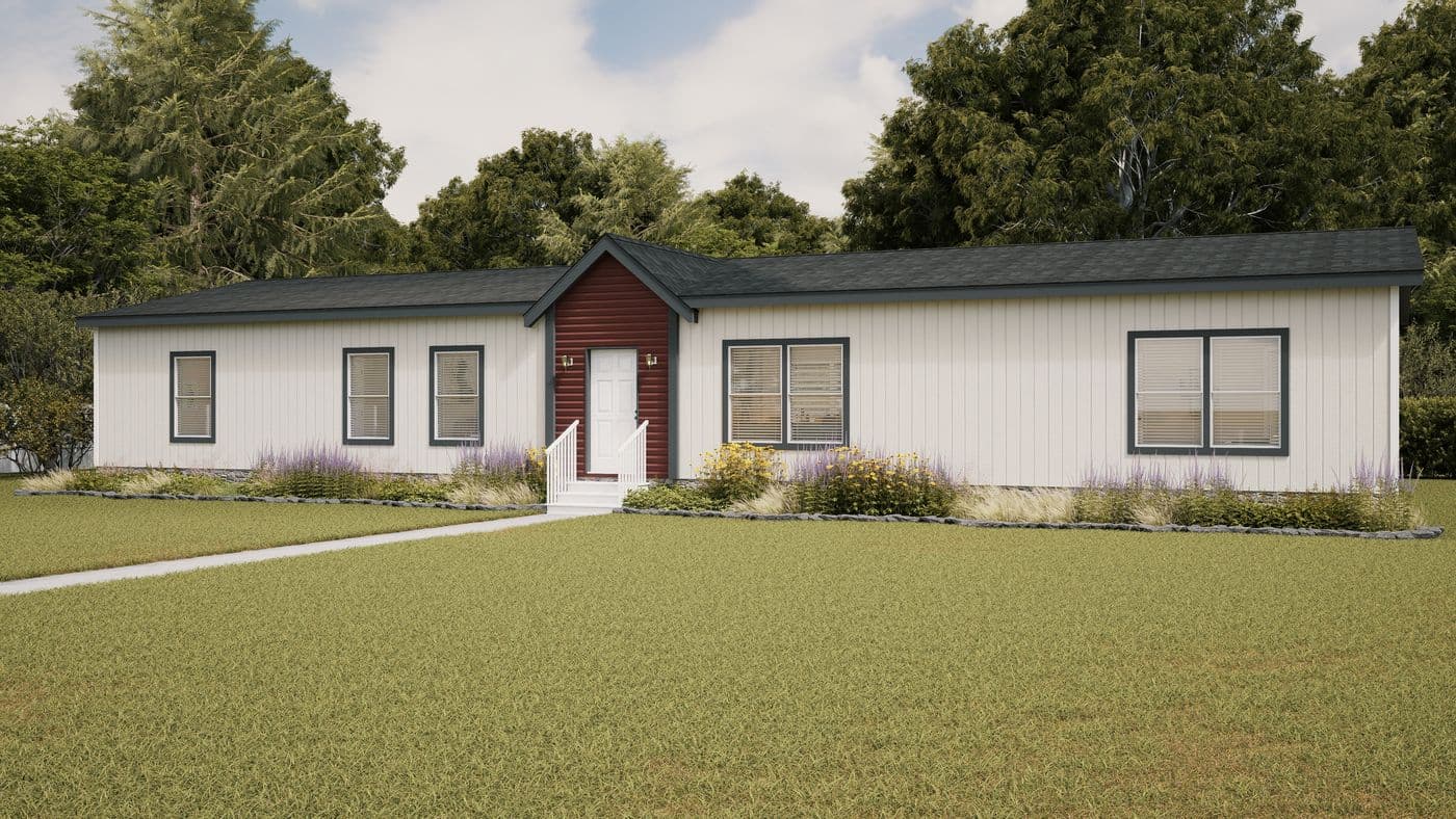 The ING764G WEEPING WILLOW      GW Exterior. This Manufactured Mobile Home features 4 bedrooms and 2 baths.