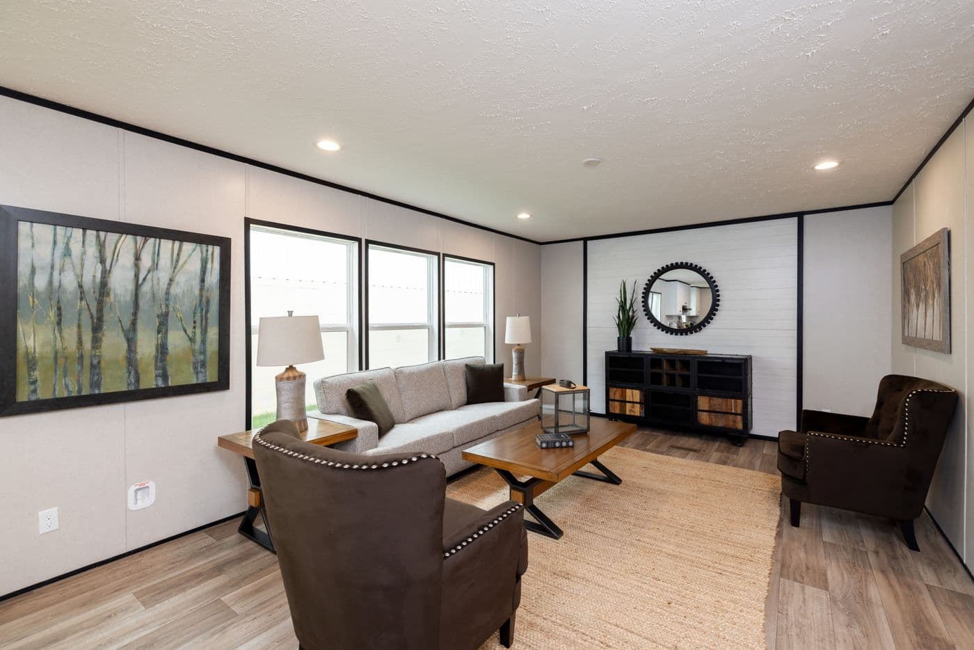 The PLATINUM ANNIVERSARY Exterior. This Manufactured Mobile Home features 3 bedrooms and 2 baths.