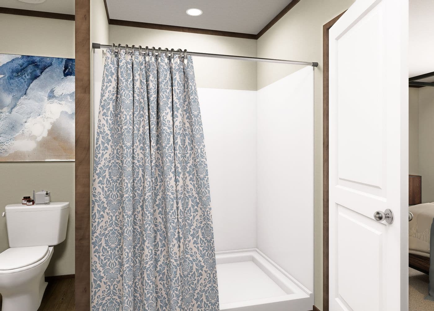 The BOONE Exterior. This Manufactured Mobile Home features 4 bedrooms and 2 baths.