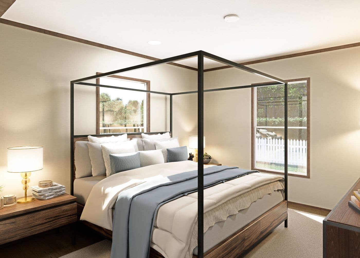 The DRAKE Exterior. This Manufactured Mobile Home features 3 bedrooms and 2 baths.