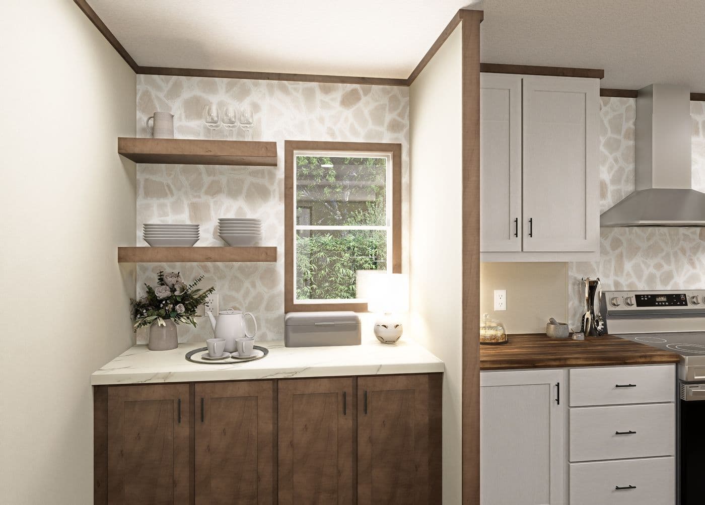 The CROCKETT Exterior. This Manufactured Mobile Home features 3 bedrooms and 2 baths.