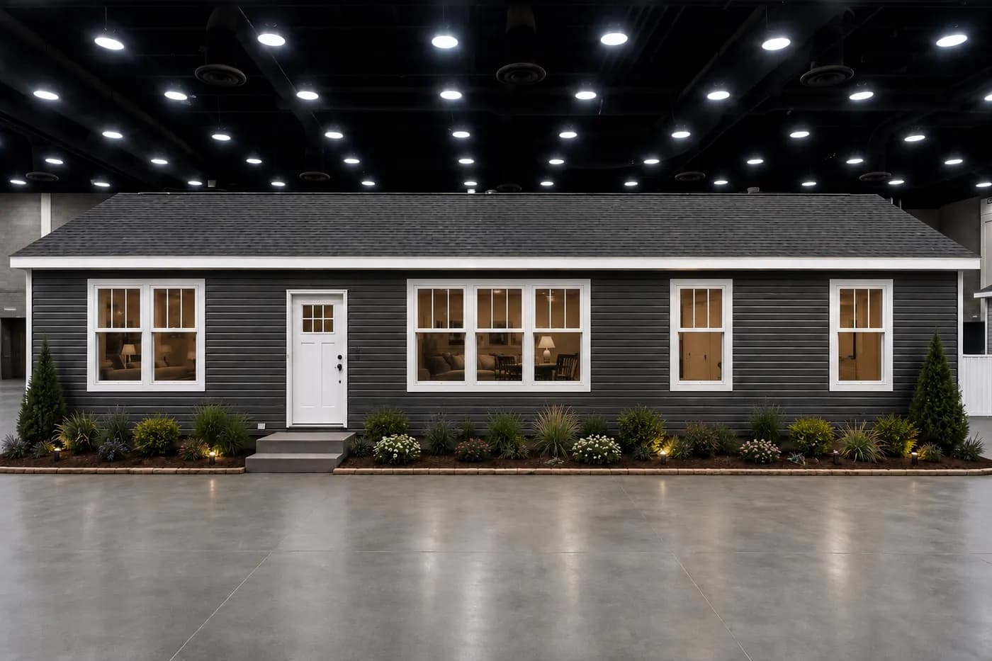 The PARADISE/6430-MS053 SECT Exterior. This Manufactured Mobile Home features 3 bedrooms and 2 baths.