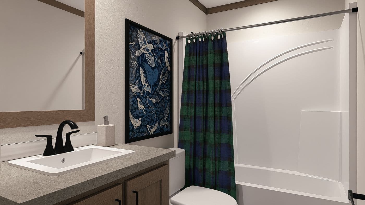 The ISABELLA Exterior. This Manufactured Mobile Home features 3 bedrooms and 2 baths.