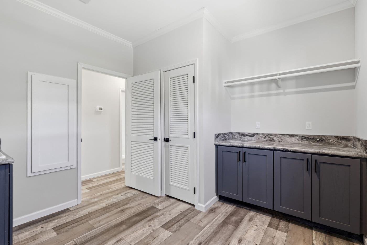 The SUPER 68 ELITE Exterior. This Manufactured Mobile Home features 3 bedrooms and 2 baths.