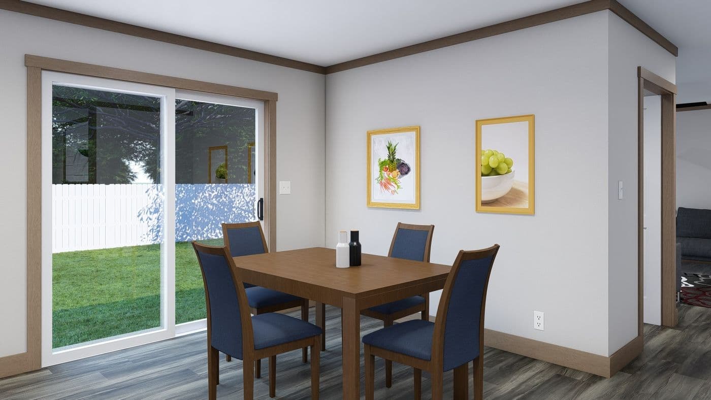 The THE LORALEI Exterior. This Manufactured Mobile Home features 3 bedrooms and 2 baths.