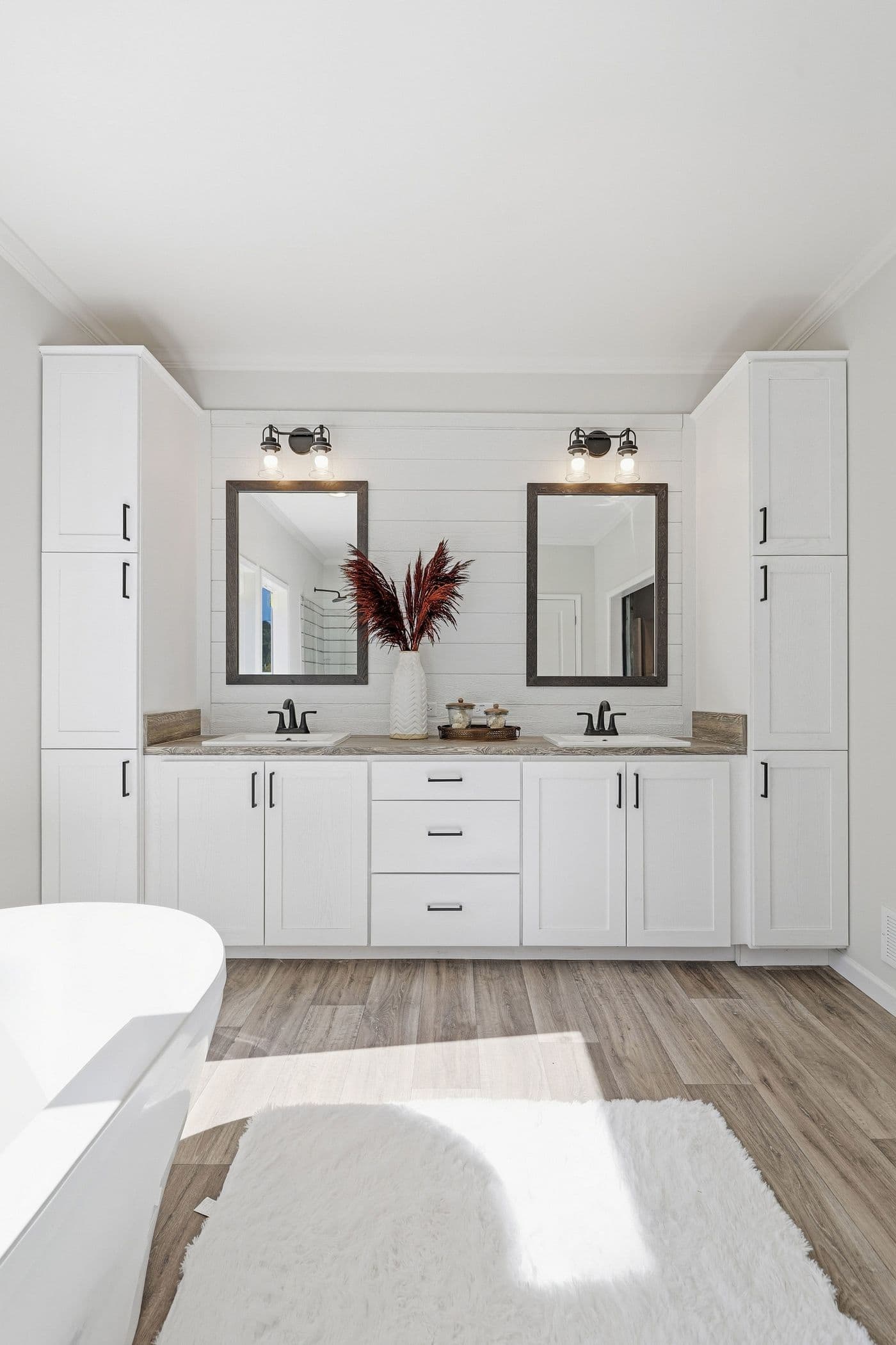 The SOUTHERN CHARM Exterior. This Manufactured Mobile Home features 3 bedrooms and 2 baths.