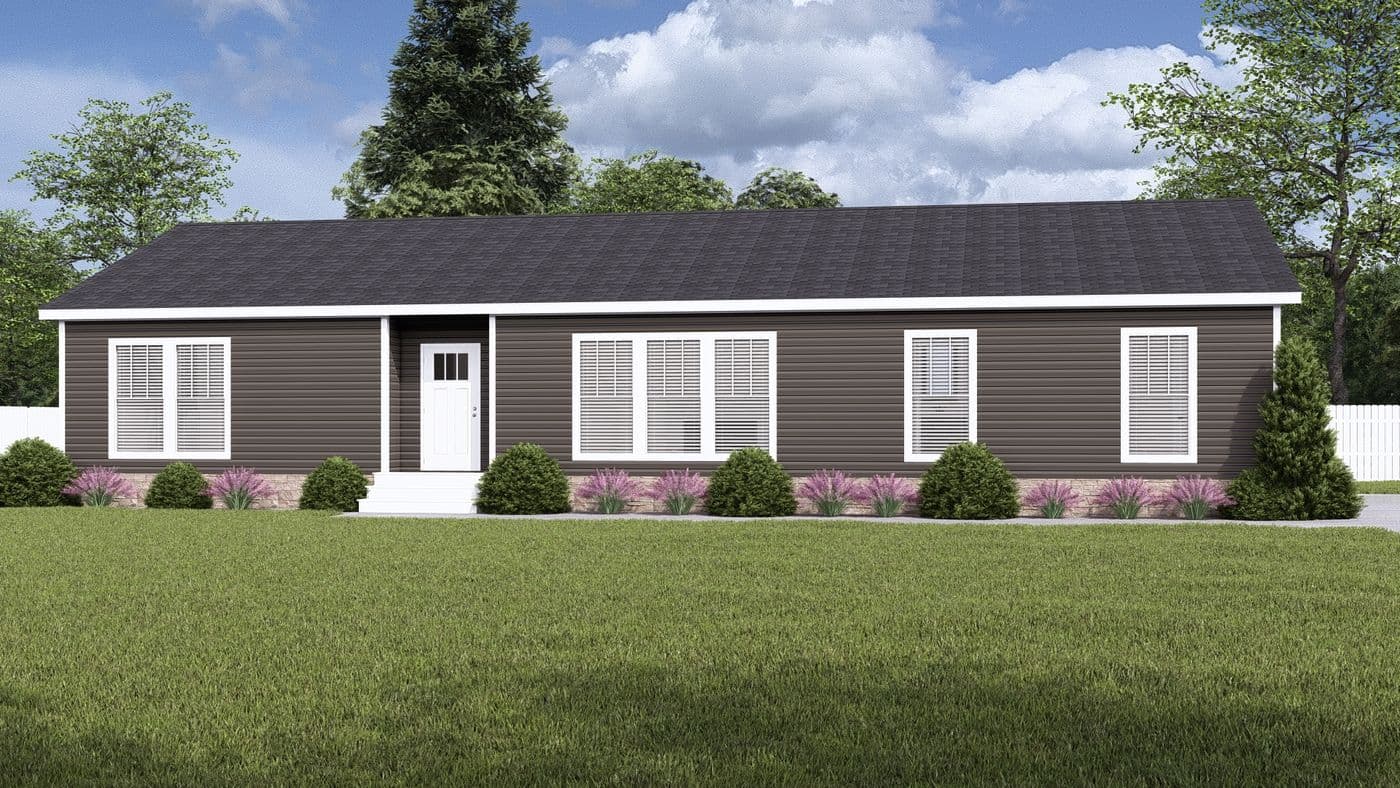 The EDEN/7230-MS061 SECT Exterior. This Manufactured Mobile Home features 4 bedrooms and 2 baths.