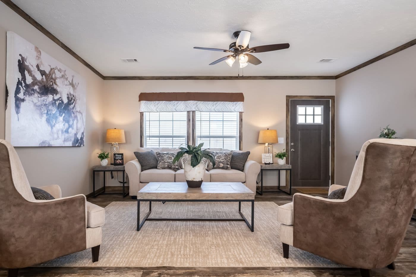 The THE TYRA II Exterior. This Manufactured Mobile Home features 4 bedrooms and 2 baths.