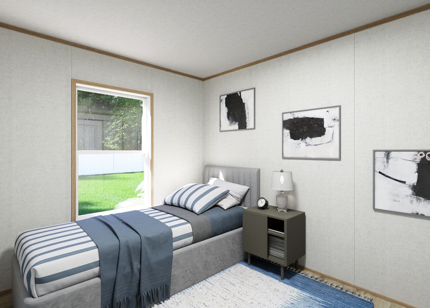 The ASPIRE  28X56 Exterior. This Manufactured Mobile Home features 3 bedrooms and 2 baths.