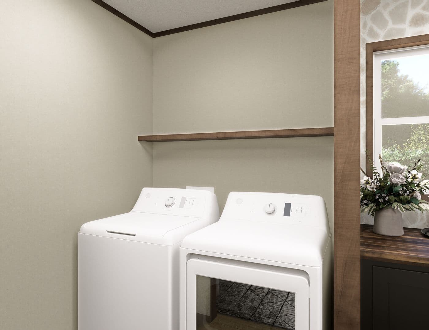 The TUSCANY Exterior. This Manufactured Mobile Home features 2 bedrooms and 2 baths.