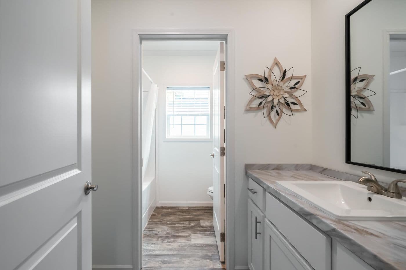 The THE CAROLINA Exterior. This Manufactured Mobile Home features 4 bedrooms and 2 baths.