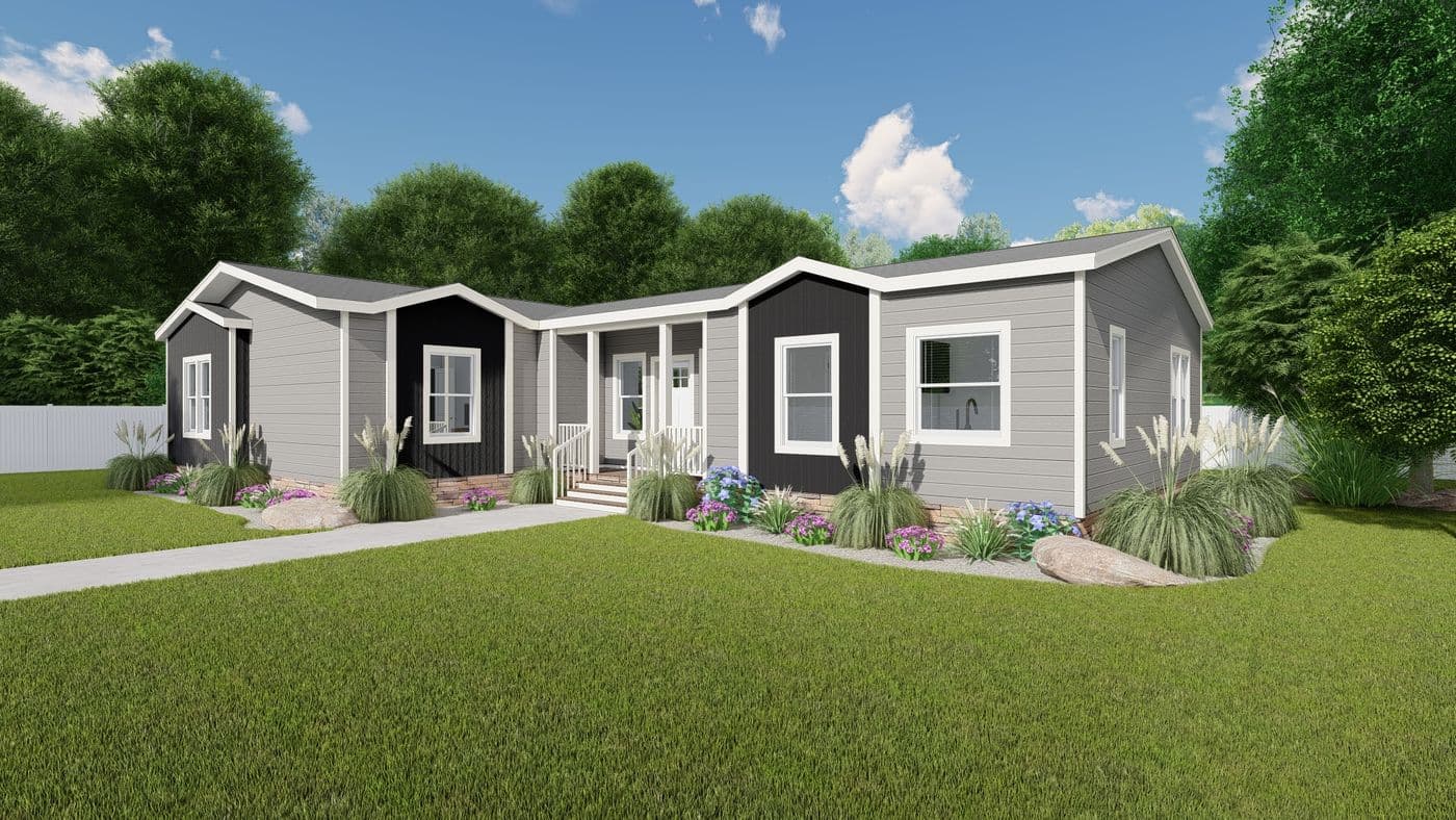 The ING621K TAMARACK            GW Exterior. This Manufactured Mobile Home features 3 bedrooms and 2 baths.