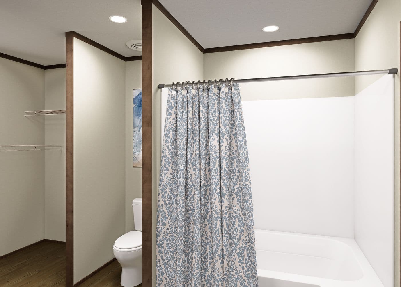 The BOONE Exterior. This Manufactured Mobile Home features 4 bedrooms and 2 baths.