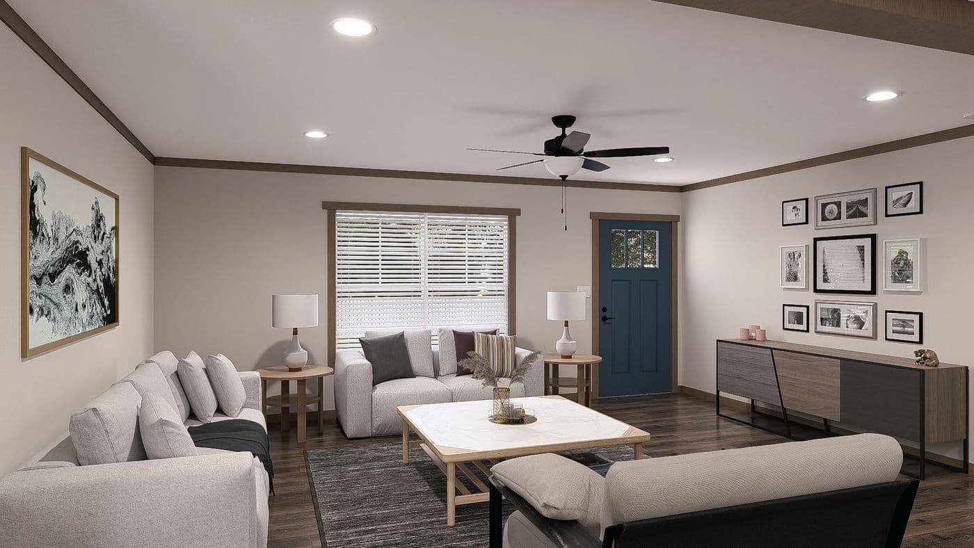 The ISABELLA ELITE Exterior. This Manufactured Mobile Home features 3 bedrooms and 2 baths.