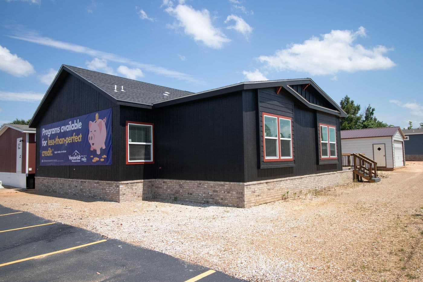 The K4568A Exterior. This Manufactured Mobile Home features 4 bedrooms and 3 baths.
