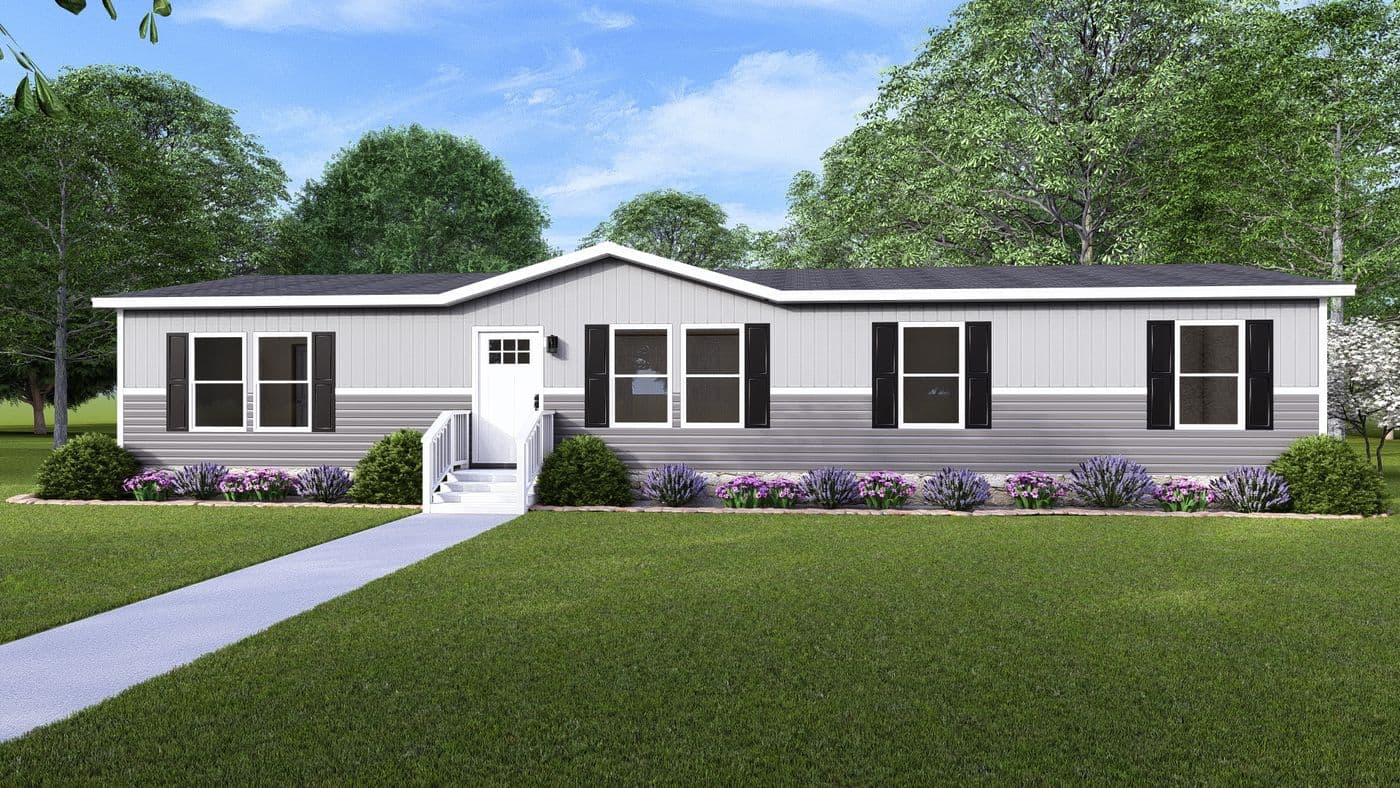 The FIJI Exterior. This Manufactured Mobile Home features 3 bedrooms and 2 baths.