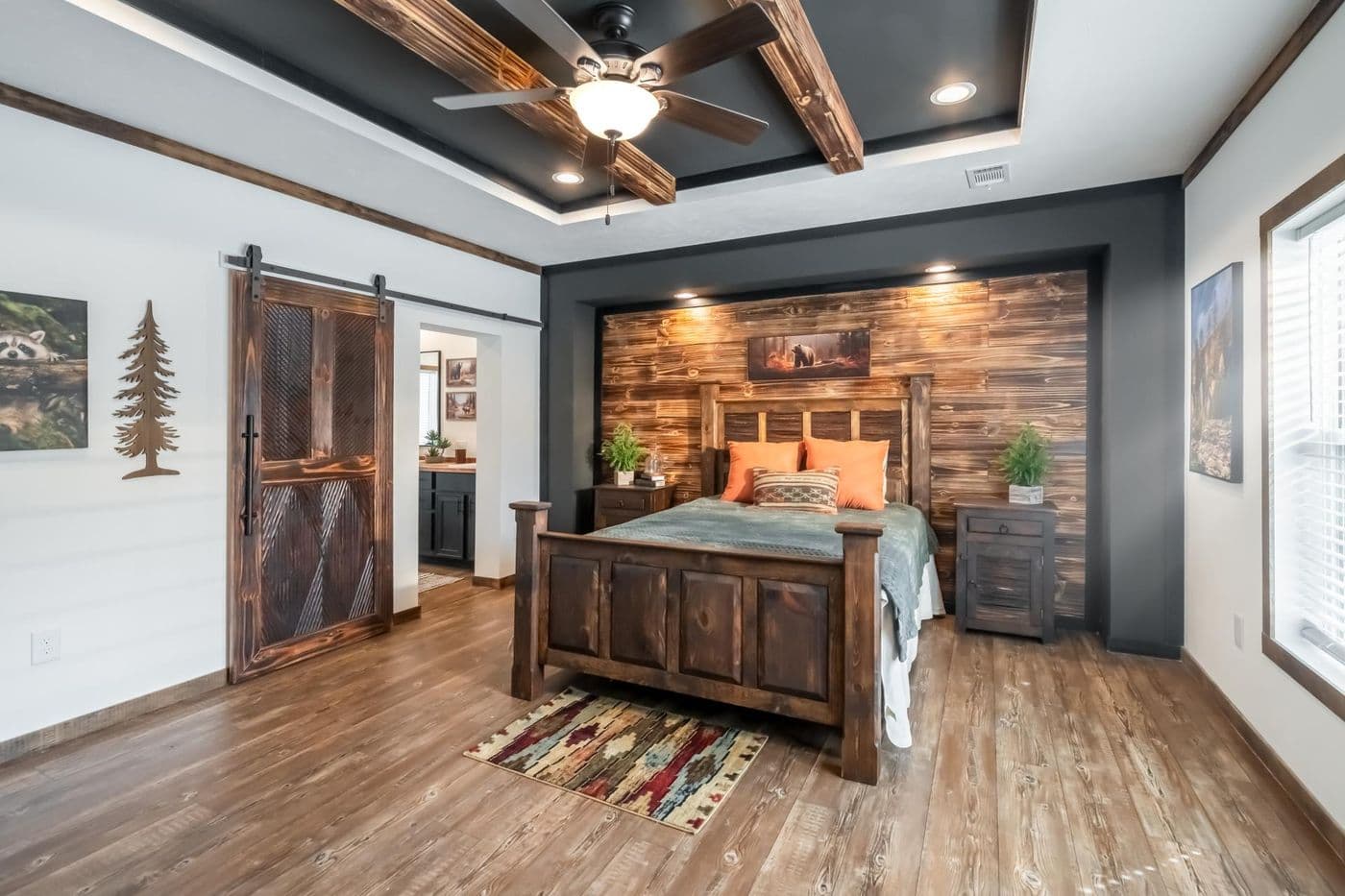 The THE MAGNOLIA Exterior. This Manufactured Mobile Home features 4 bedrooms and 3 baths.