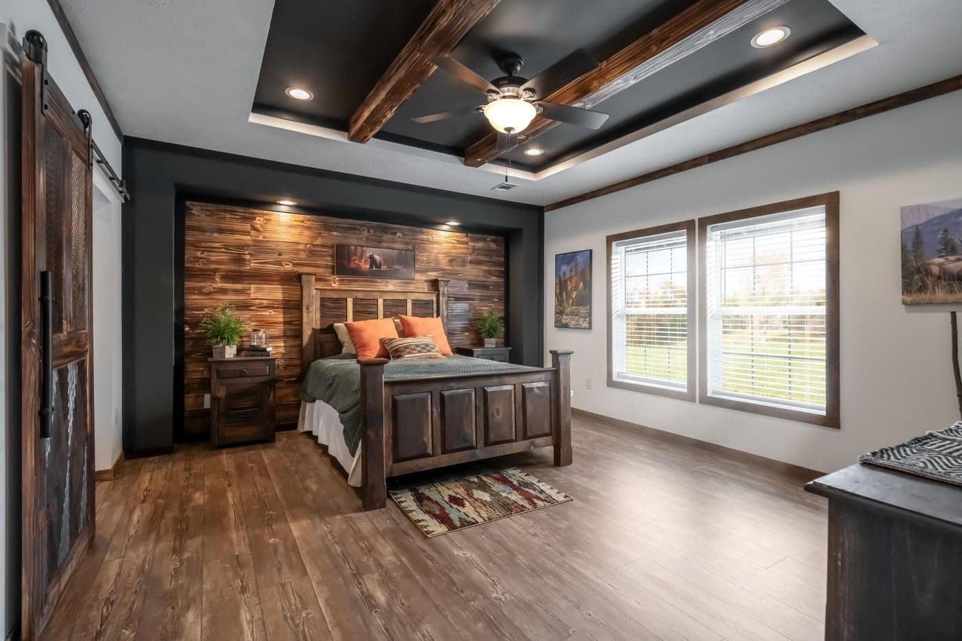 The THE MAGNOLIA Exterior. This Manufactured Mobile Home features 4 bedrooms and 3 baths.