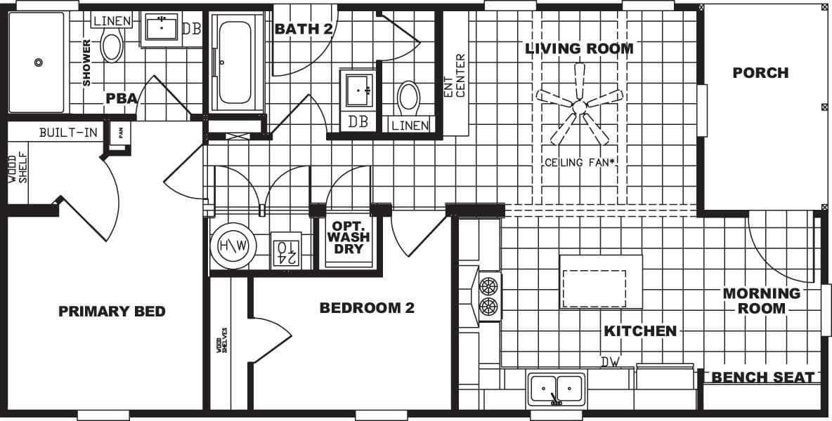 Floor plan for TIFFANY