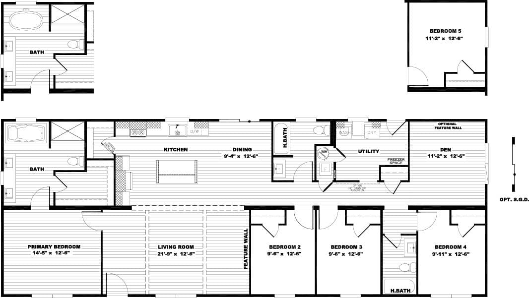 Floor plan for FARM 4 FLEX