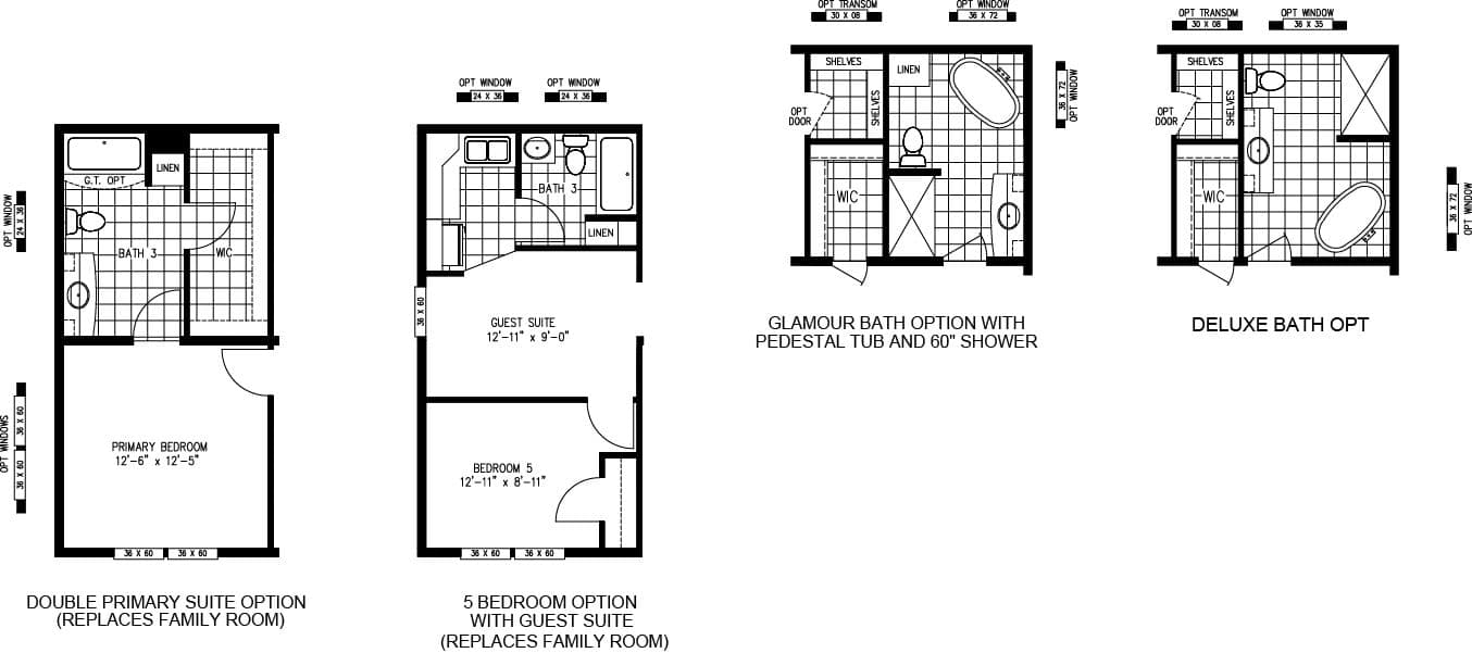 Floor Plan Options