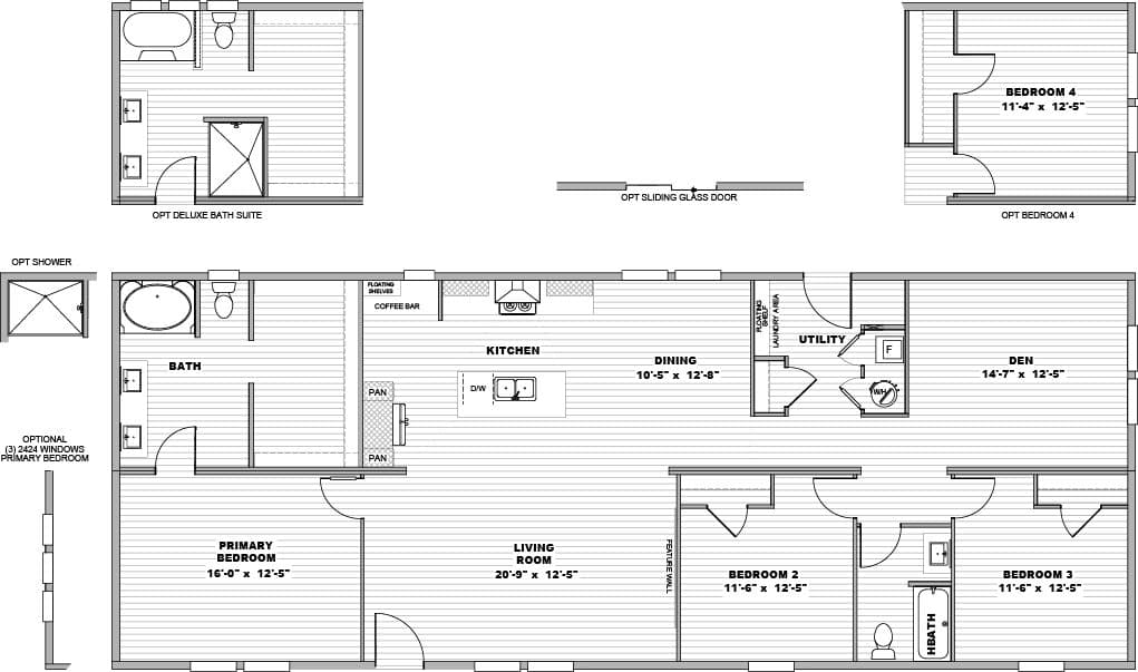 Floor plan for CROCKETT